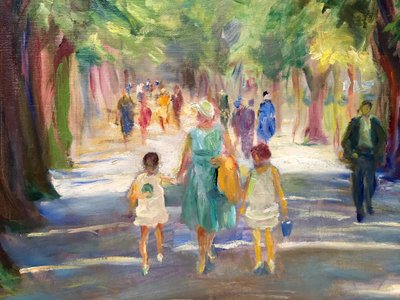 Path in Tivoli by Ivan Vavpotic